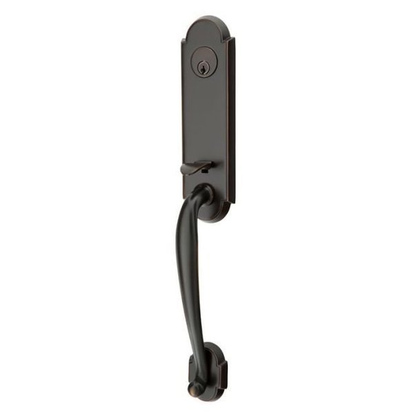 Oil Rubbed Bronze Handleset F133343RKUS10BLH212, EMTEK, Mfr# F133343RKUS10BLH212